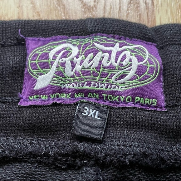 🥒 Runtz Records Worldwide 2020 Sweatpant Joggers Black Plus Big & Tall 3XL - Picture 9 of 11